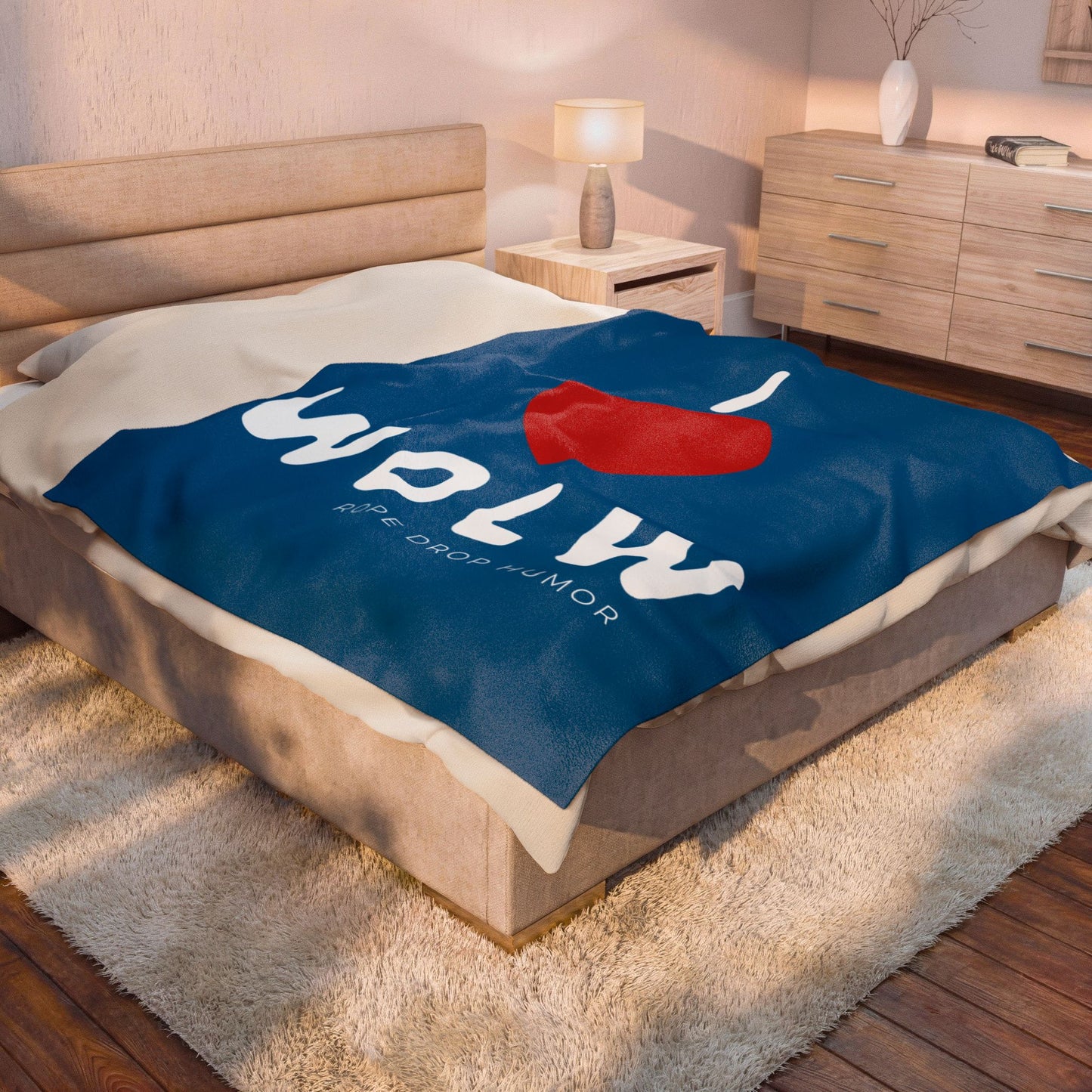 Velveteen Plush Blanket: I <3 WDLW