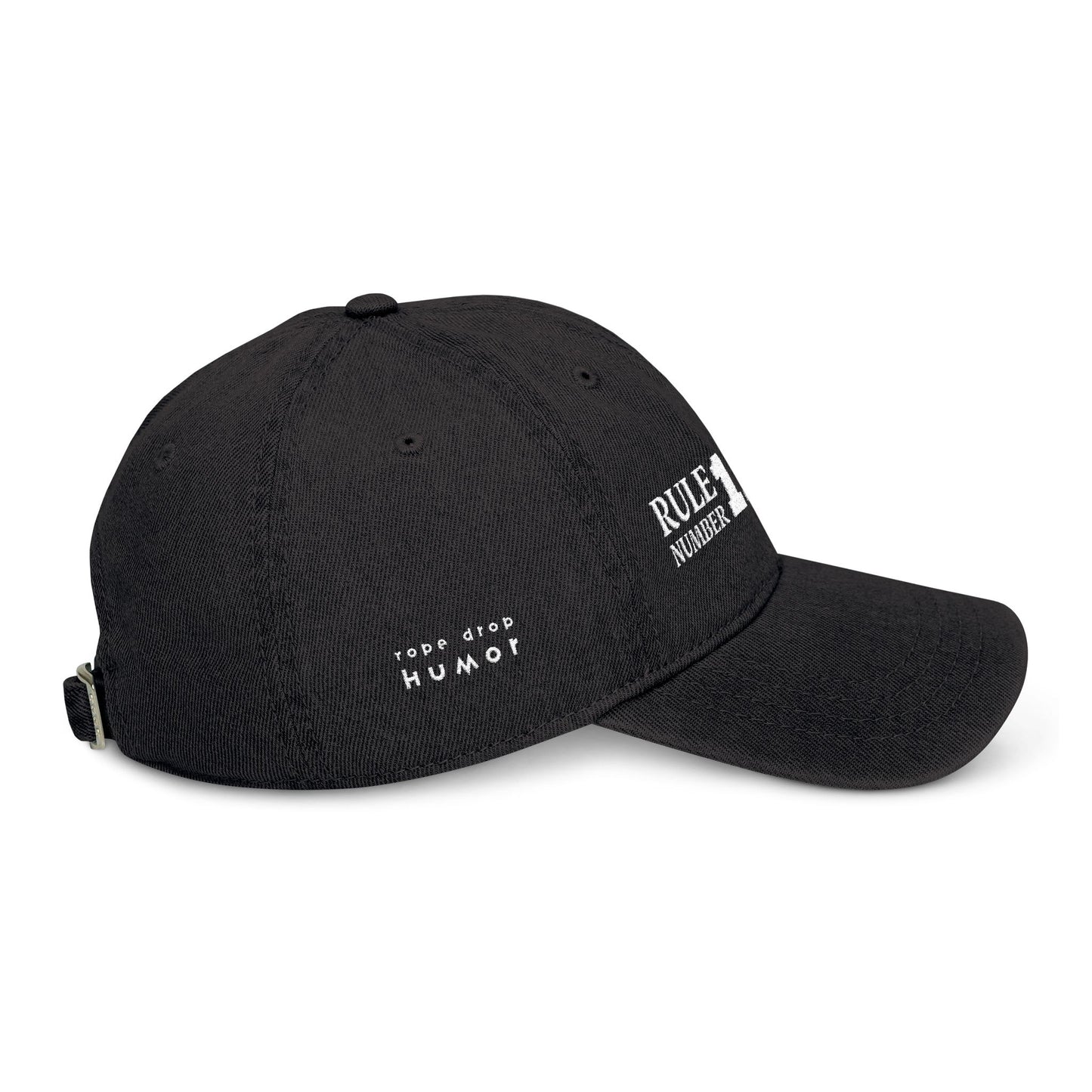 Rule Number One Hat; Black