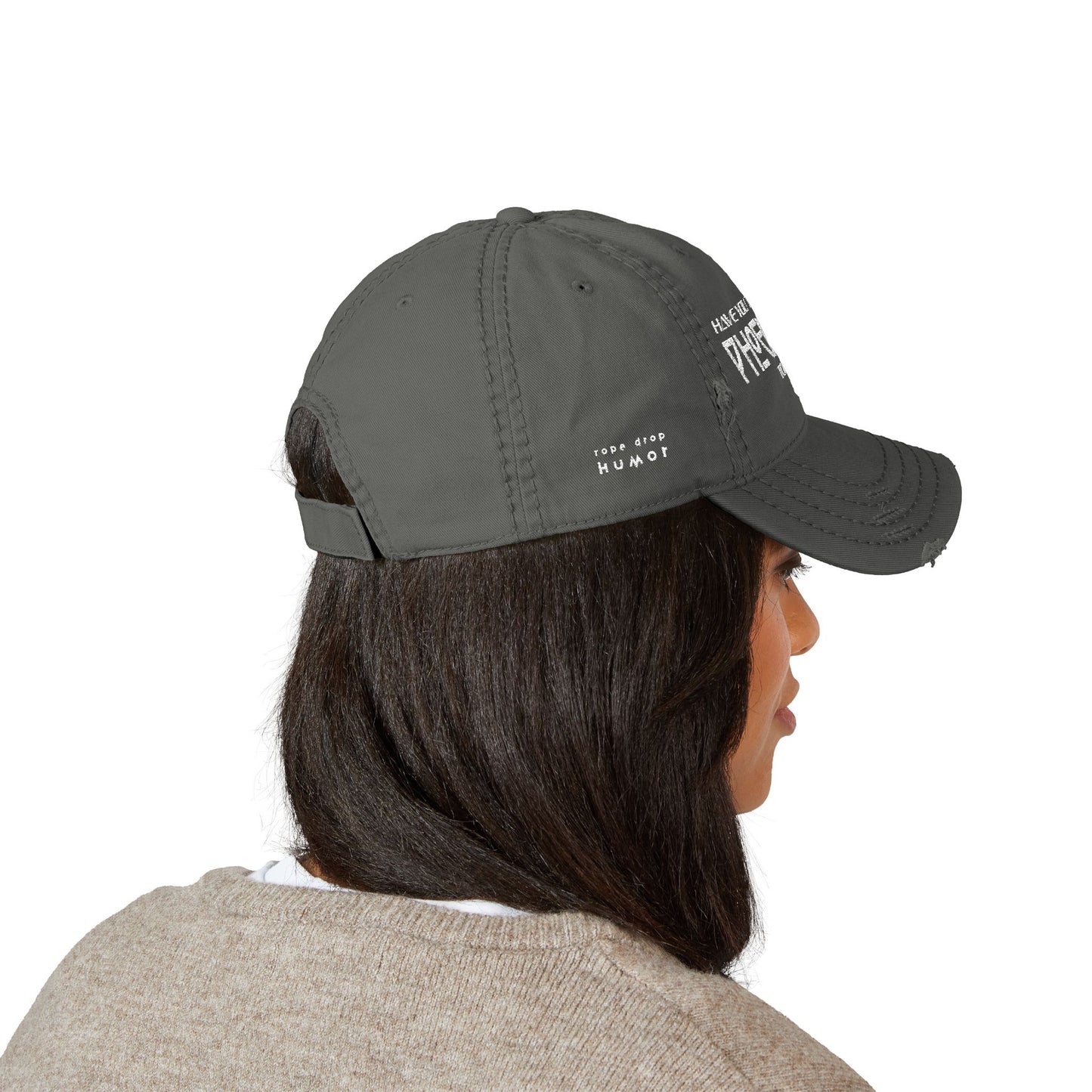 Have You Thanked a Phoenician? Hat; Worn Charcoal