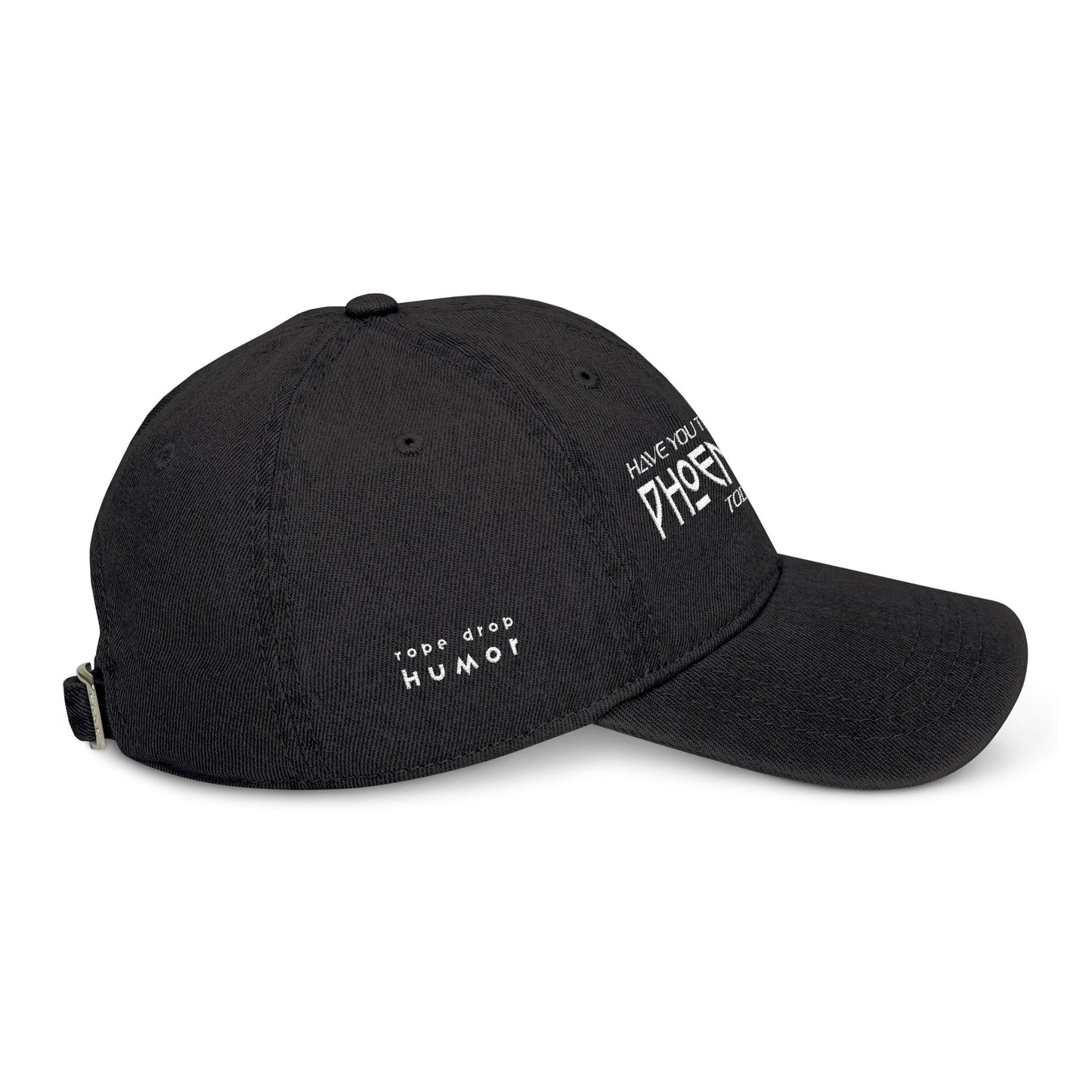 Have You Thanked A Phoenician? Hat; Black