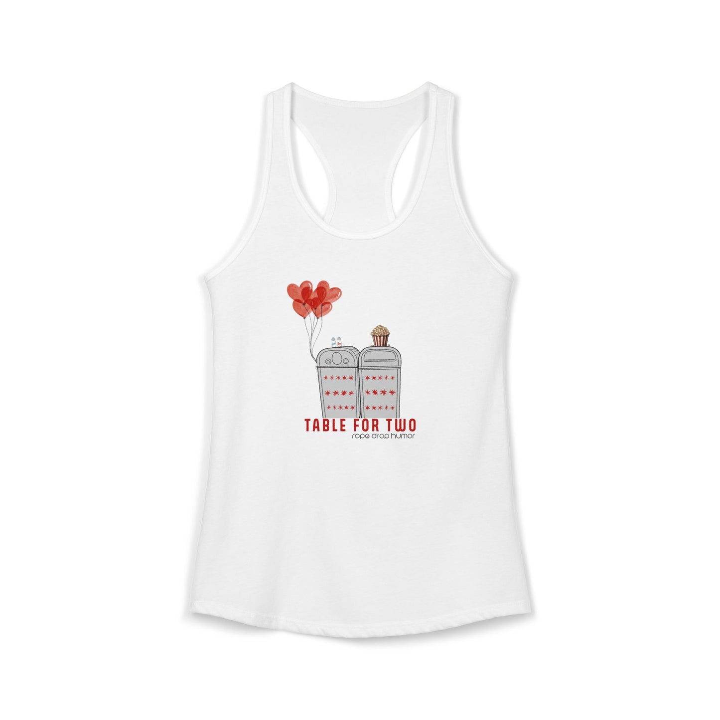 Table for Two Racerback Tank (runs small)