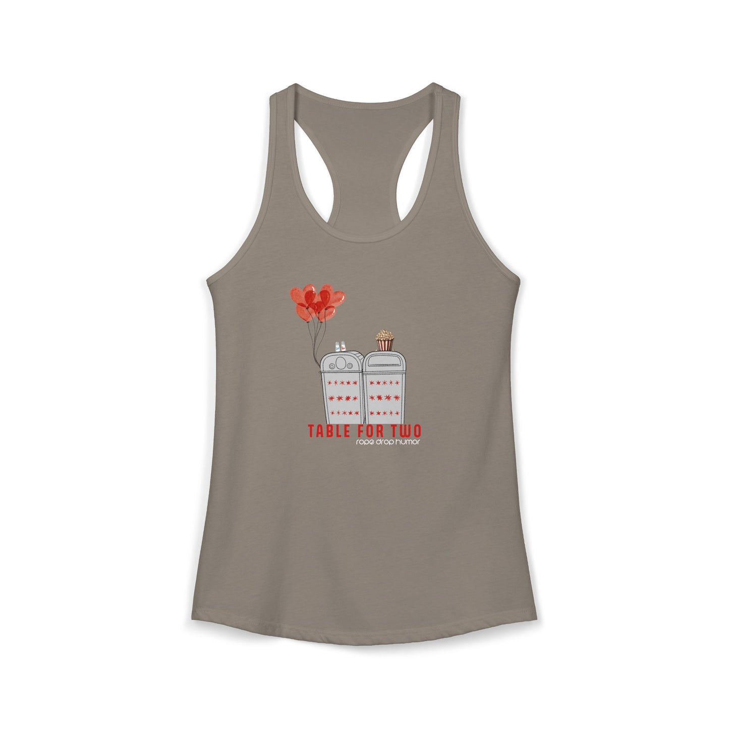 Table for Two Racerback Tank (runs small)