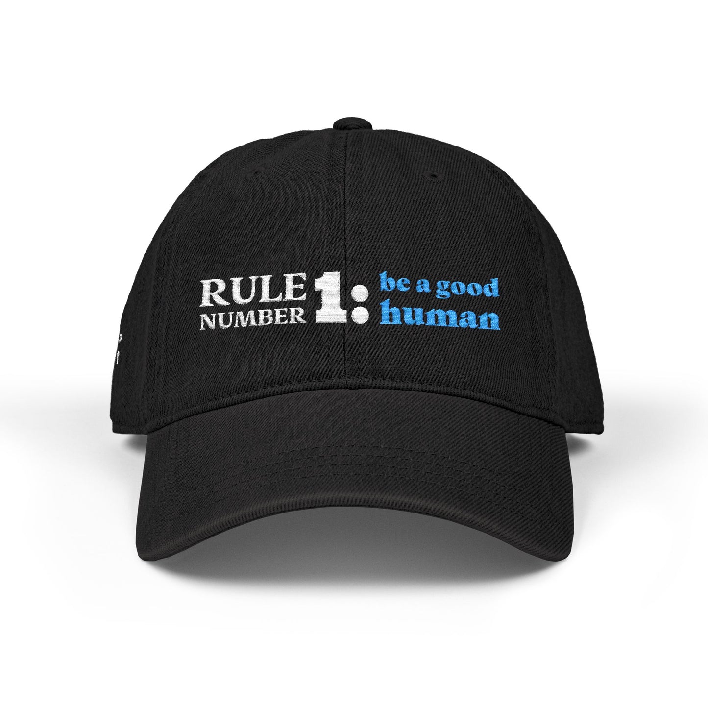 Rule Number One Hat; Black