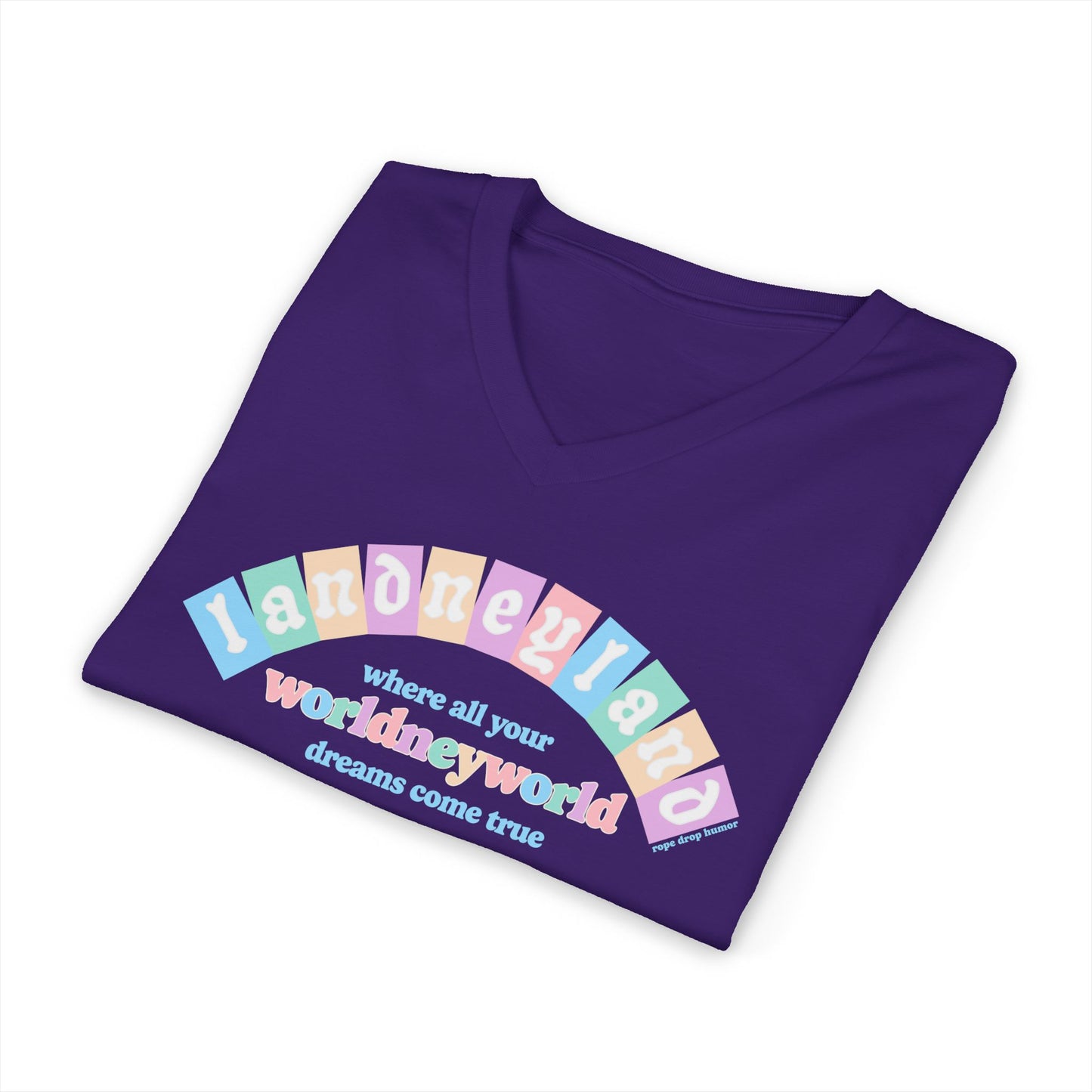 Landneyland Worldneyworld V-Neck