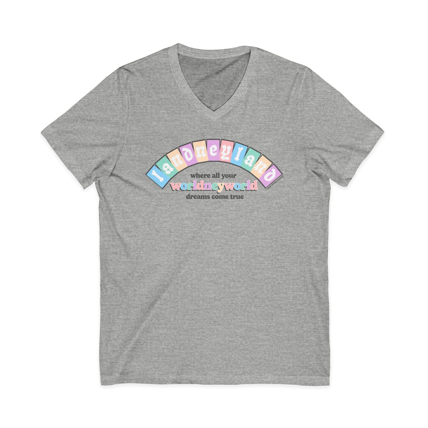 Landneyland Worldneyworld V-Neck