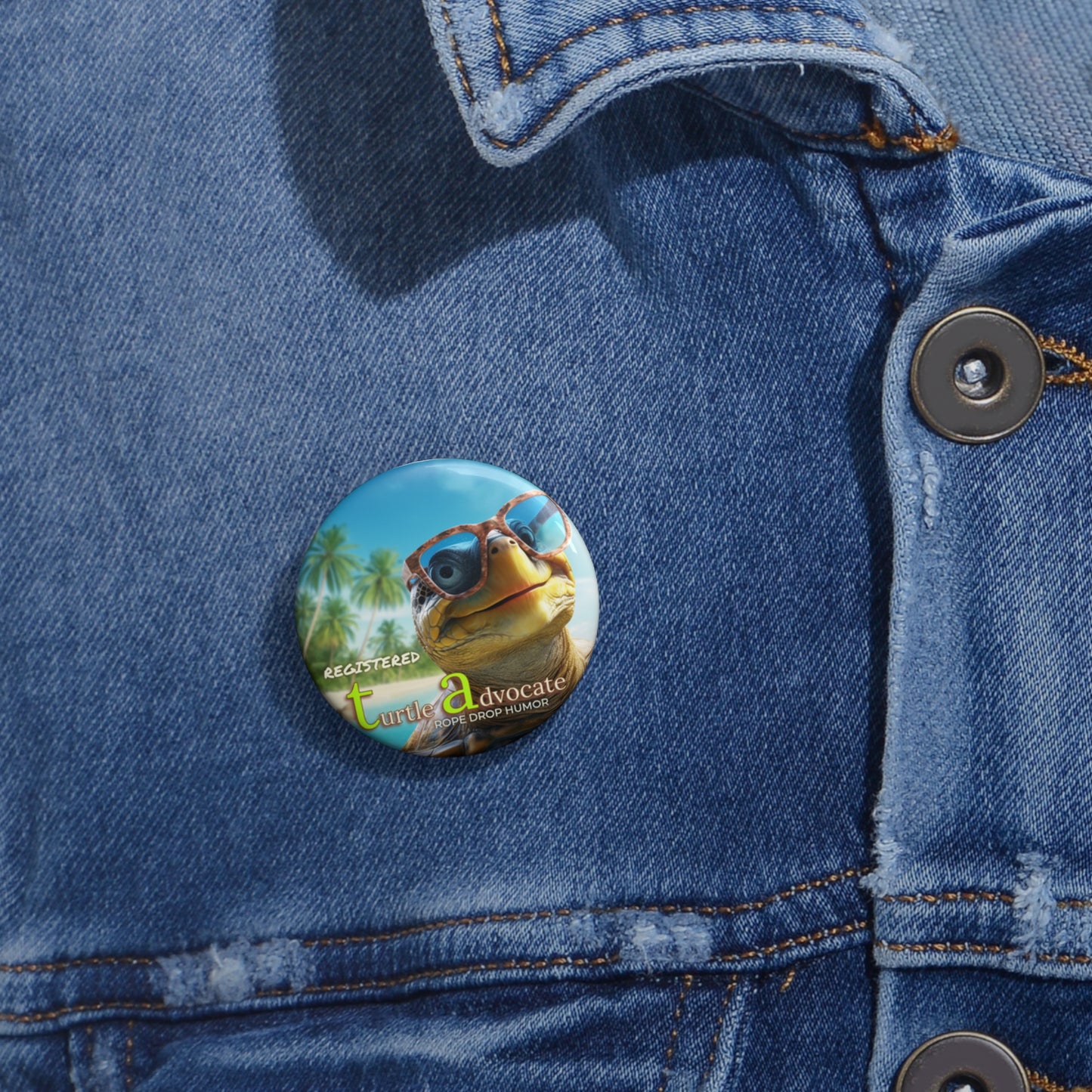 Turtle Advocate Button