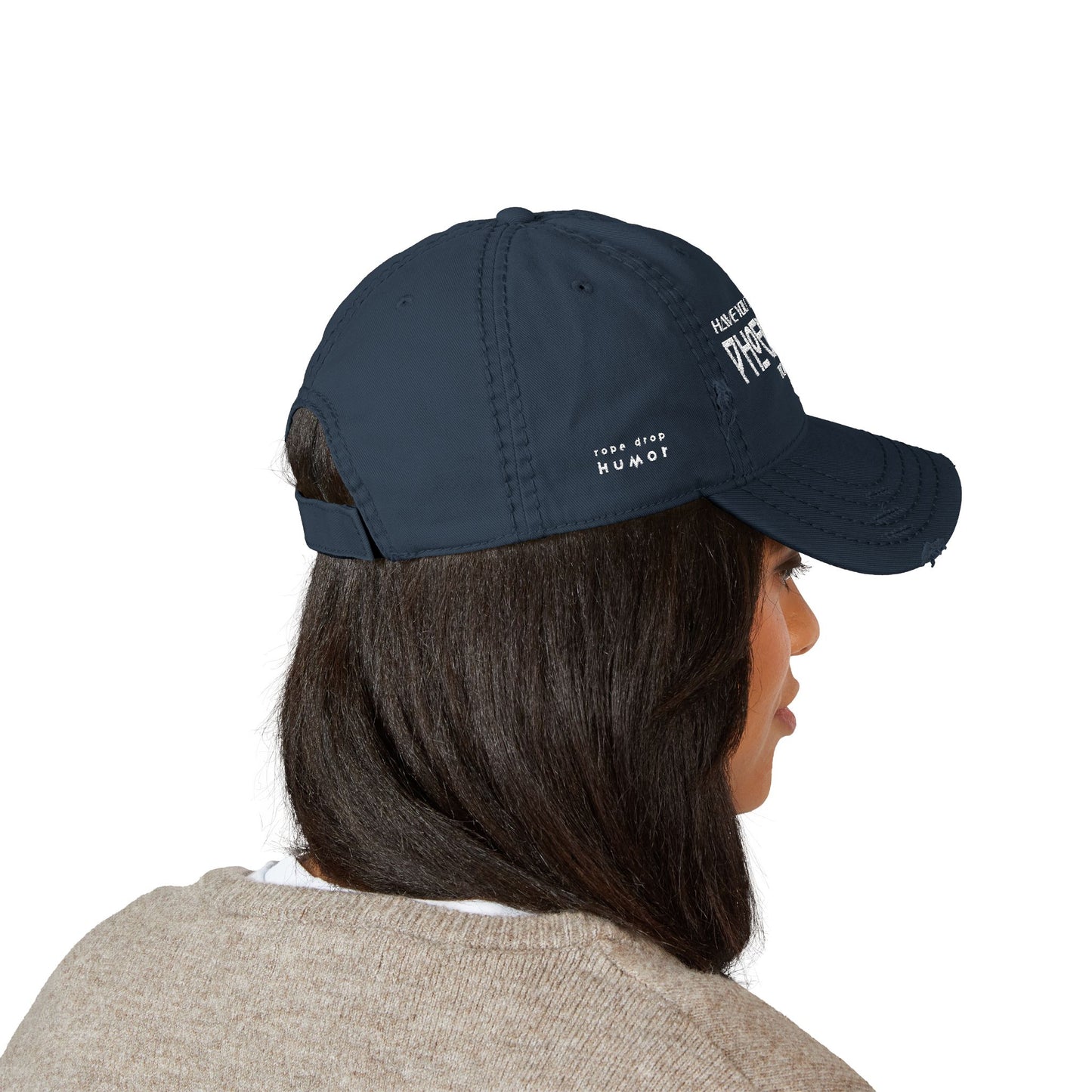 Have You Thanked a Phoenician? Hat; Worn Navy