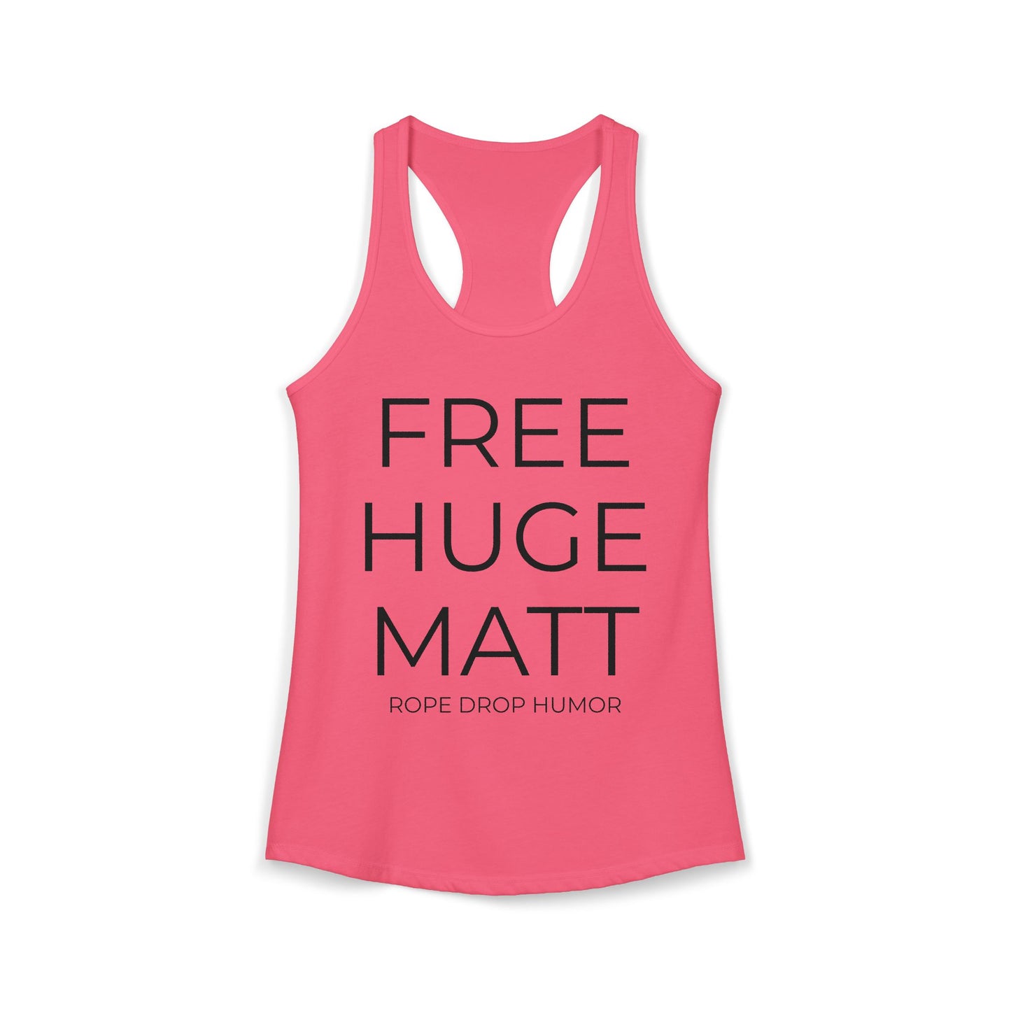 FREE HUGE MATT Racerback Tank Top (runs small)