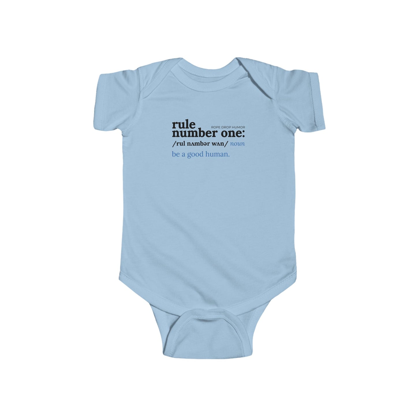 Rule Number One Onesie