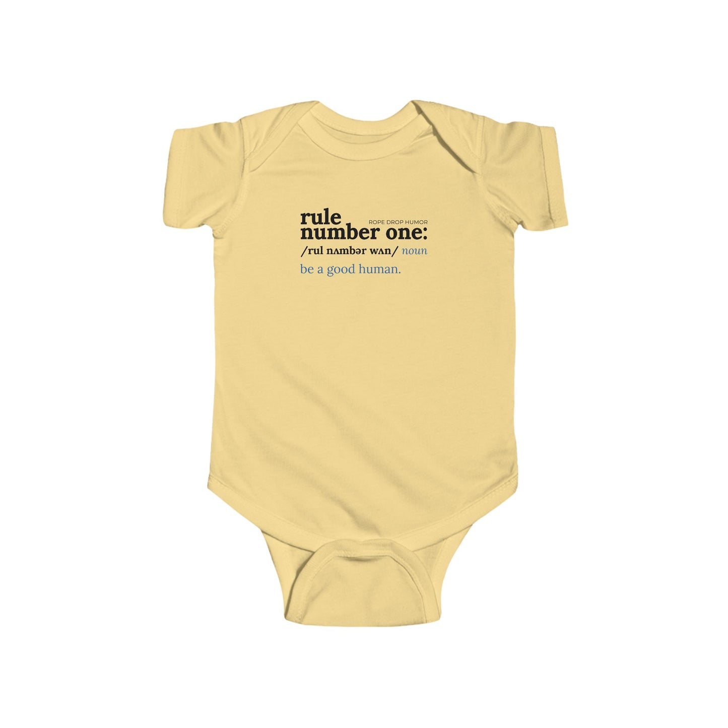 Rule Number One Onesie