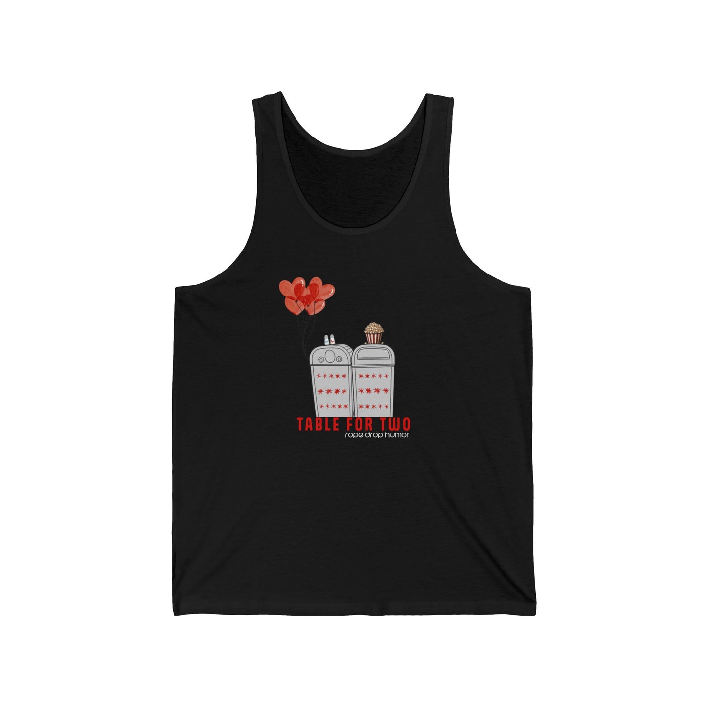 Table For Two Unisex Tank