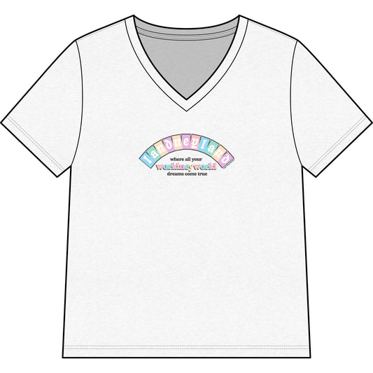 Landneyland Worldneyworld Women's Fit V-neck