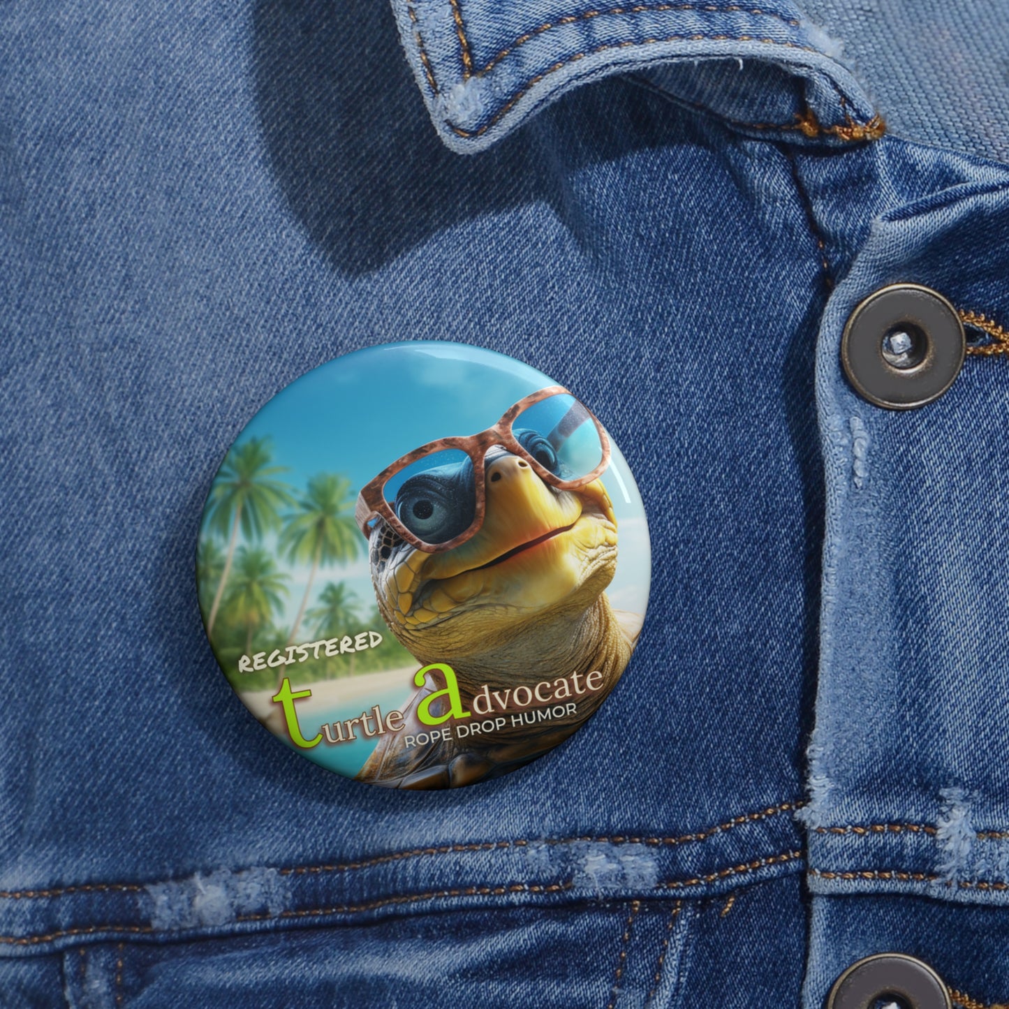 Turtle Advocate Button