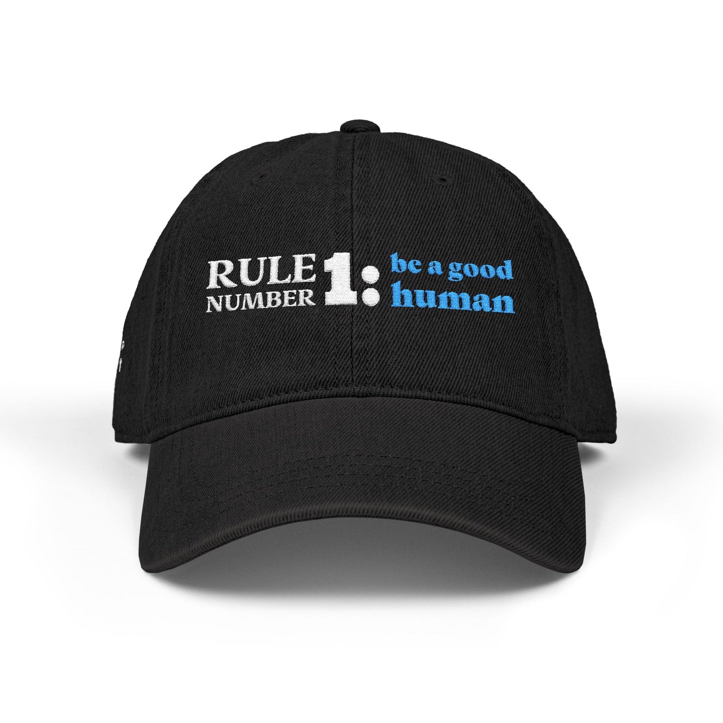 Rule Number One Hat; Black