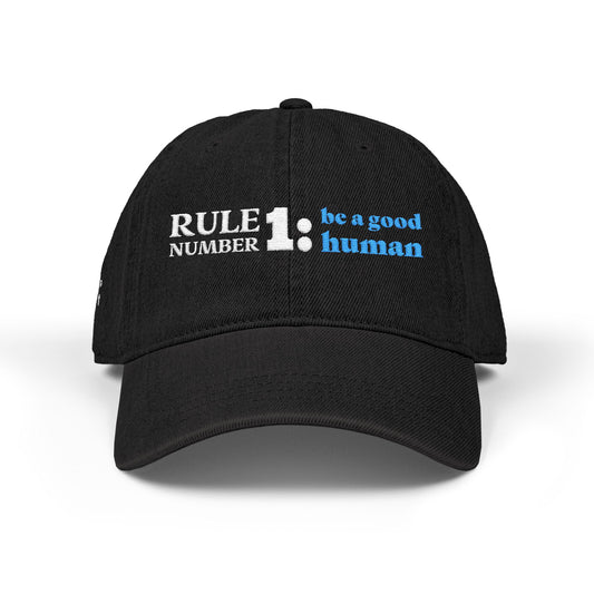 Rule Number One Hat; Black