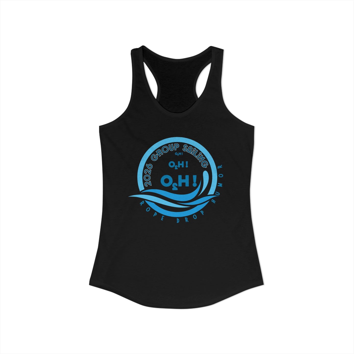 Topside of Water Racerback Tank