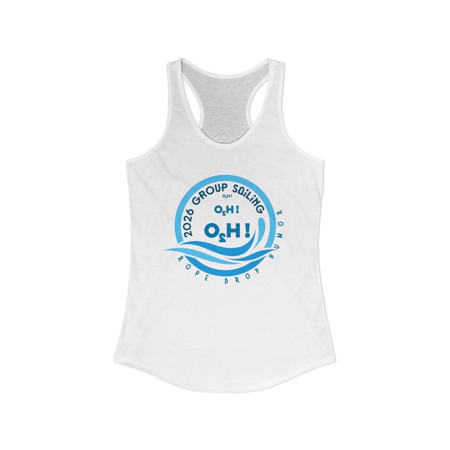 Topside of Water Racerback Tank