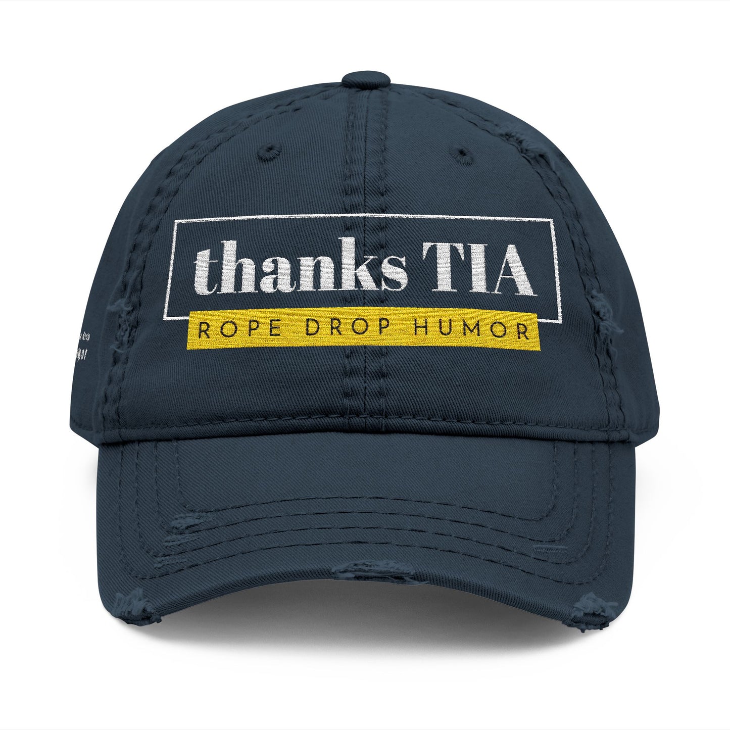 Thanks TIA Hat; Worn Navy