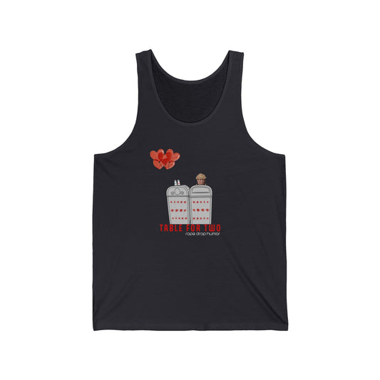 Table For Two Unisex Tank