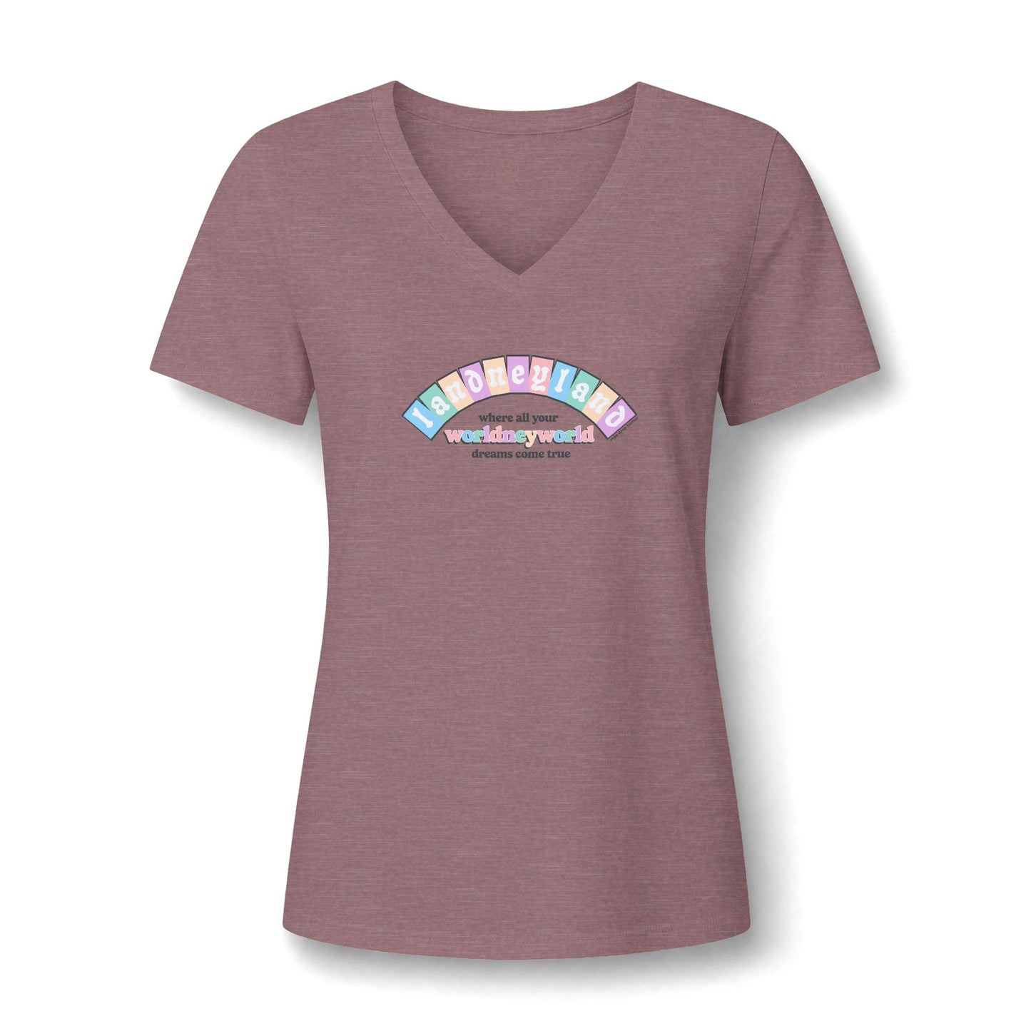 Landneyland Worldneyworld Women's Fit V-neck