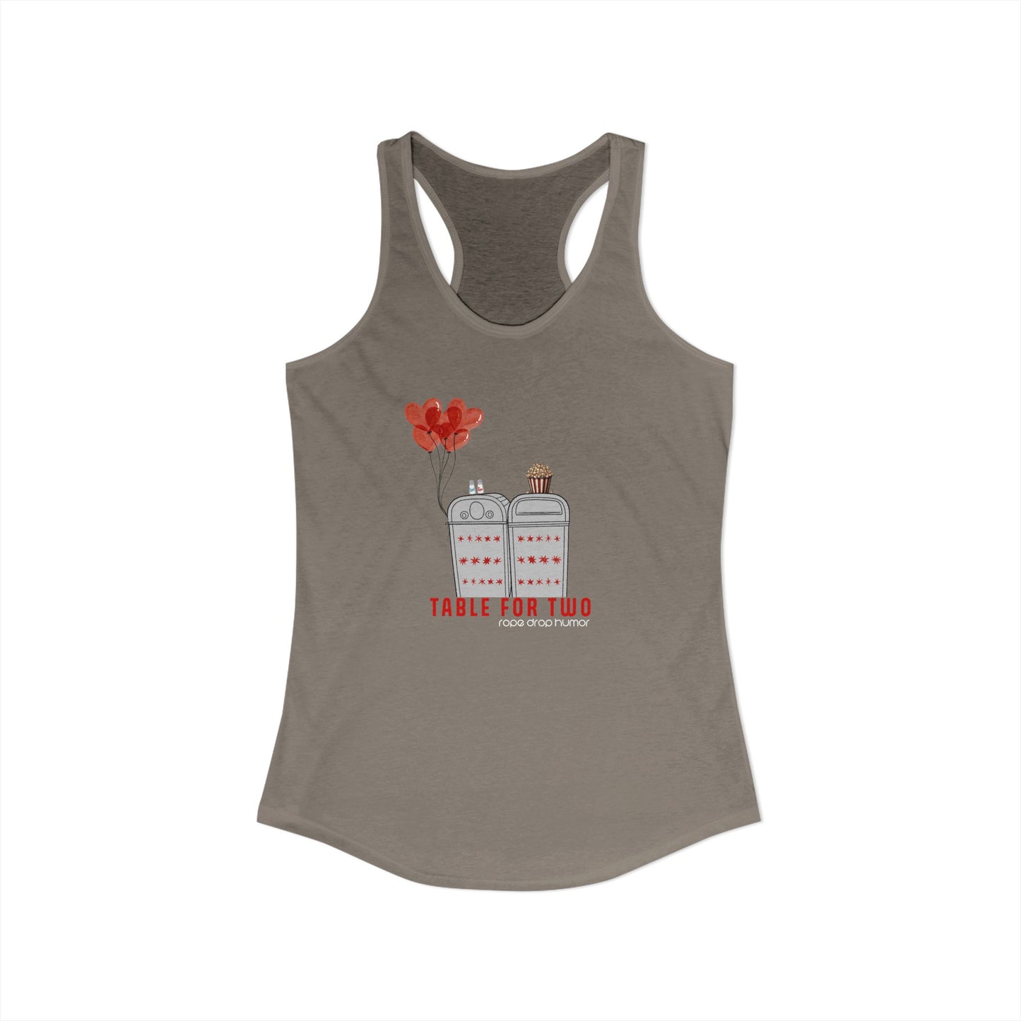 Table for Two Racerback Tank (runs small)