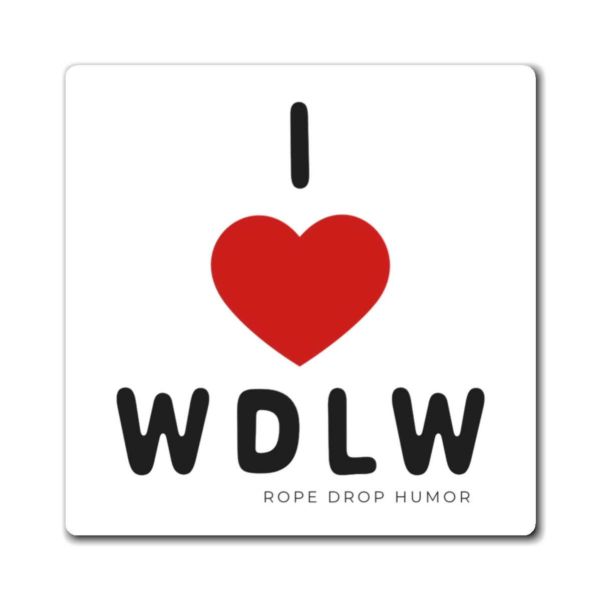 I <3 WDLW Magnet