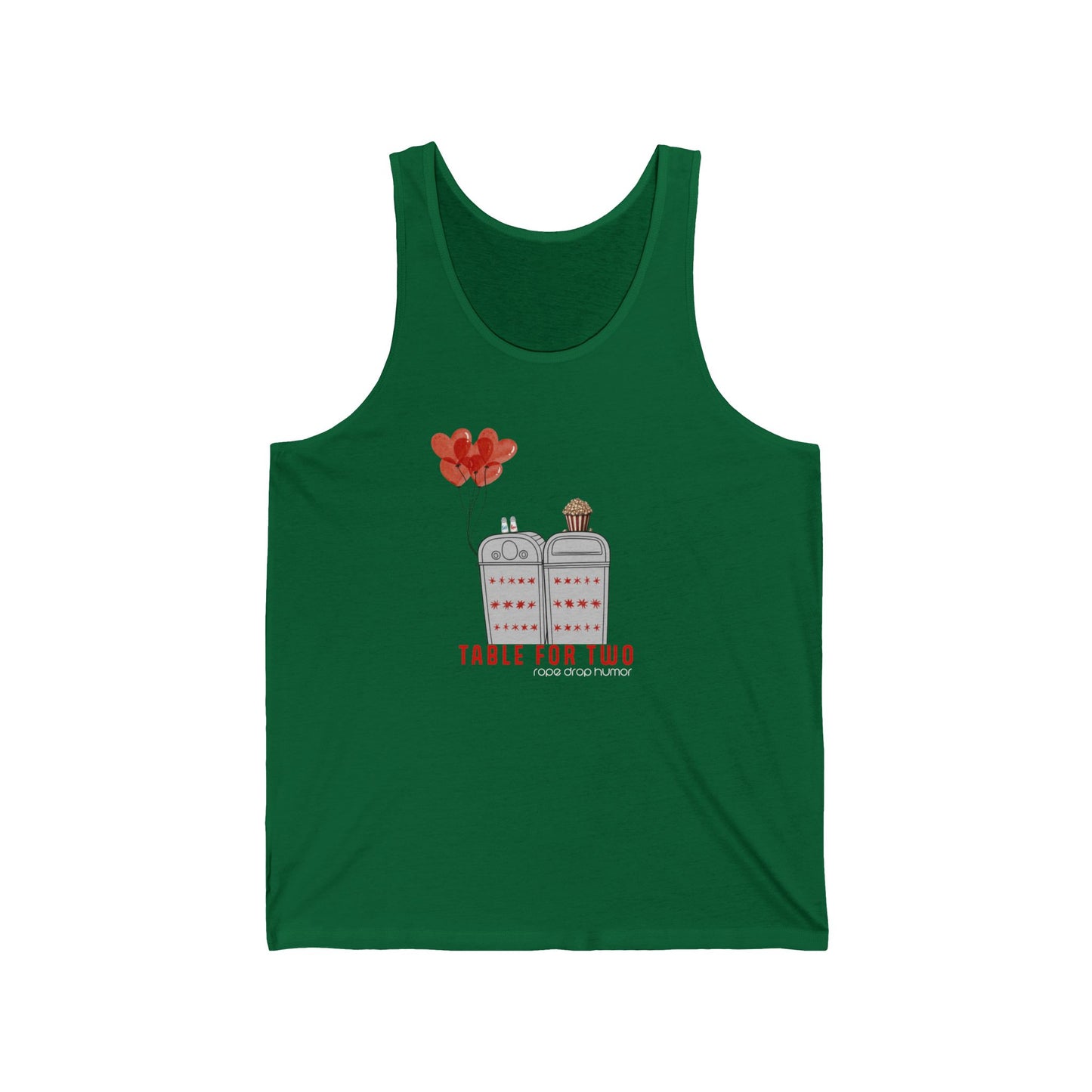 Table For Two Unisex Tank