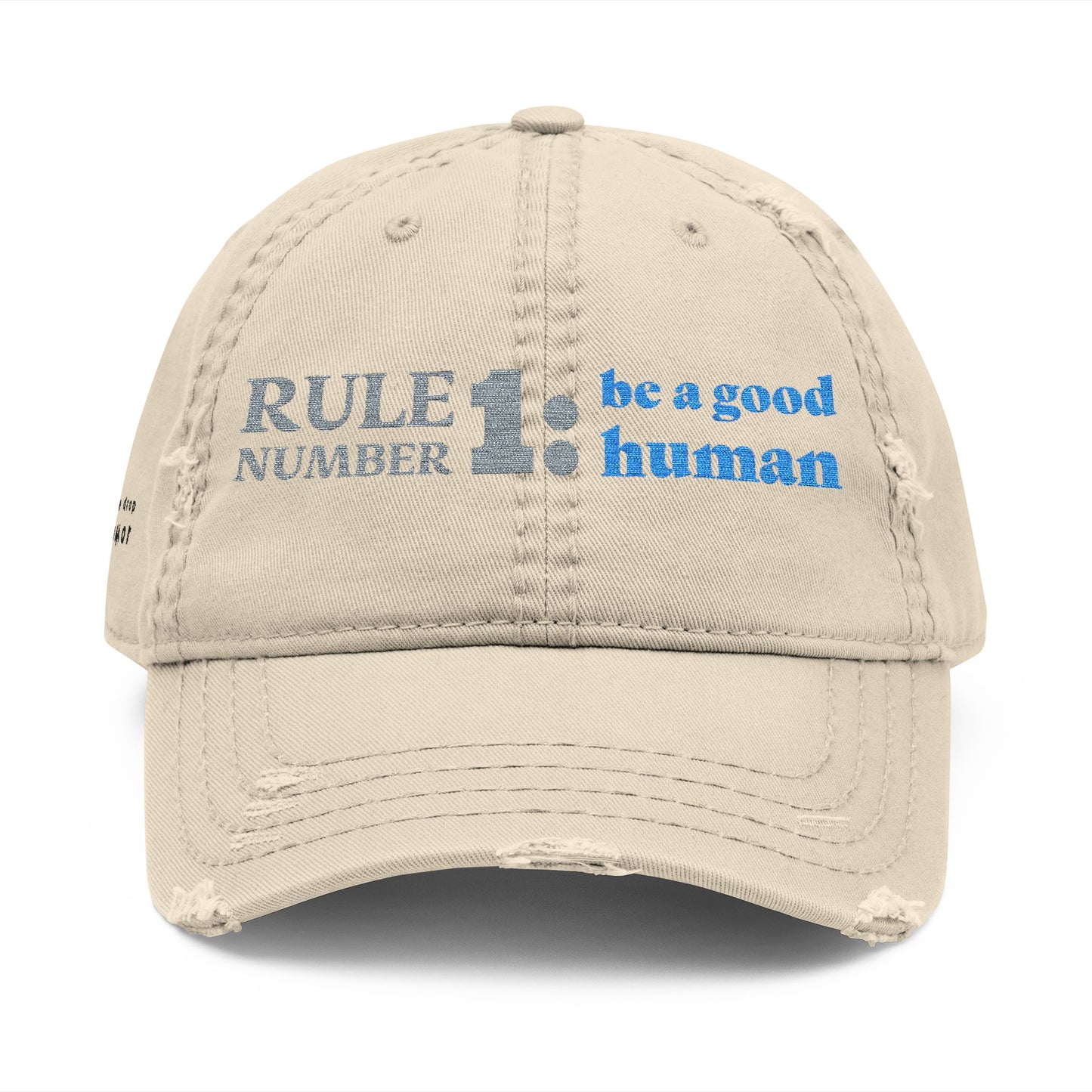 Rule Number One Hat; Worn Khaki