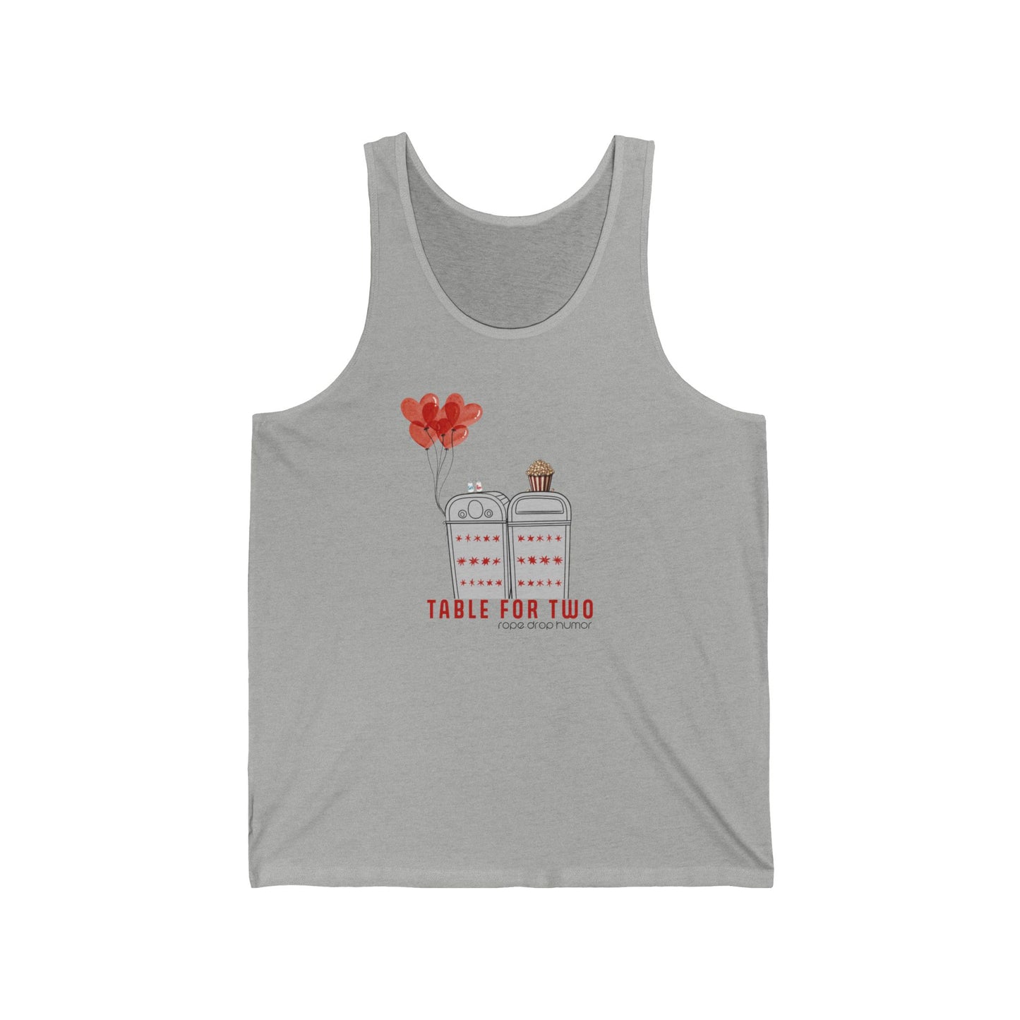 Table For Two Unisex Tank