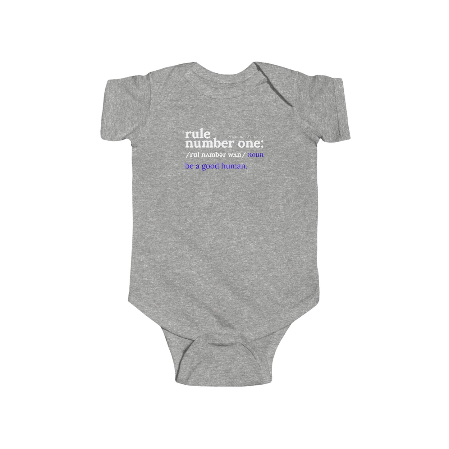 Rule Number One Onesie