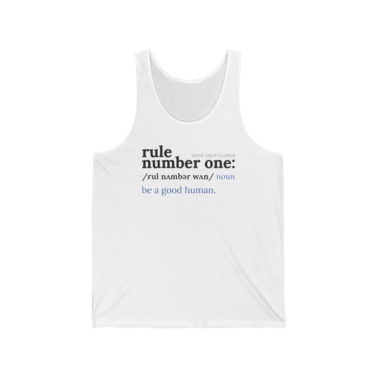 Rule Number One Unisex Tank