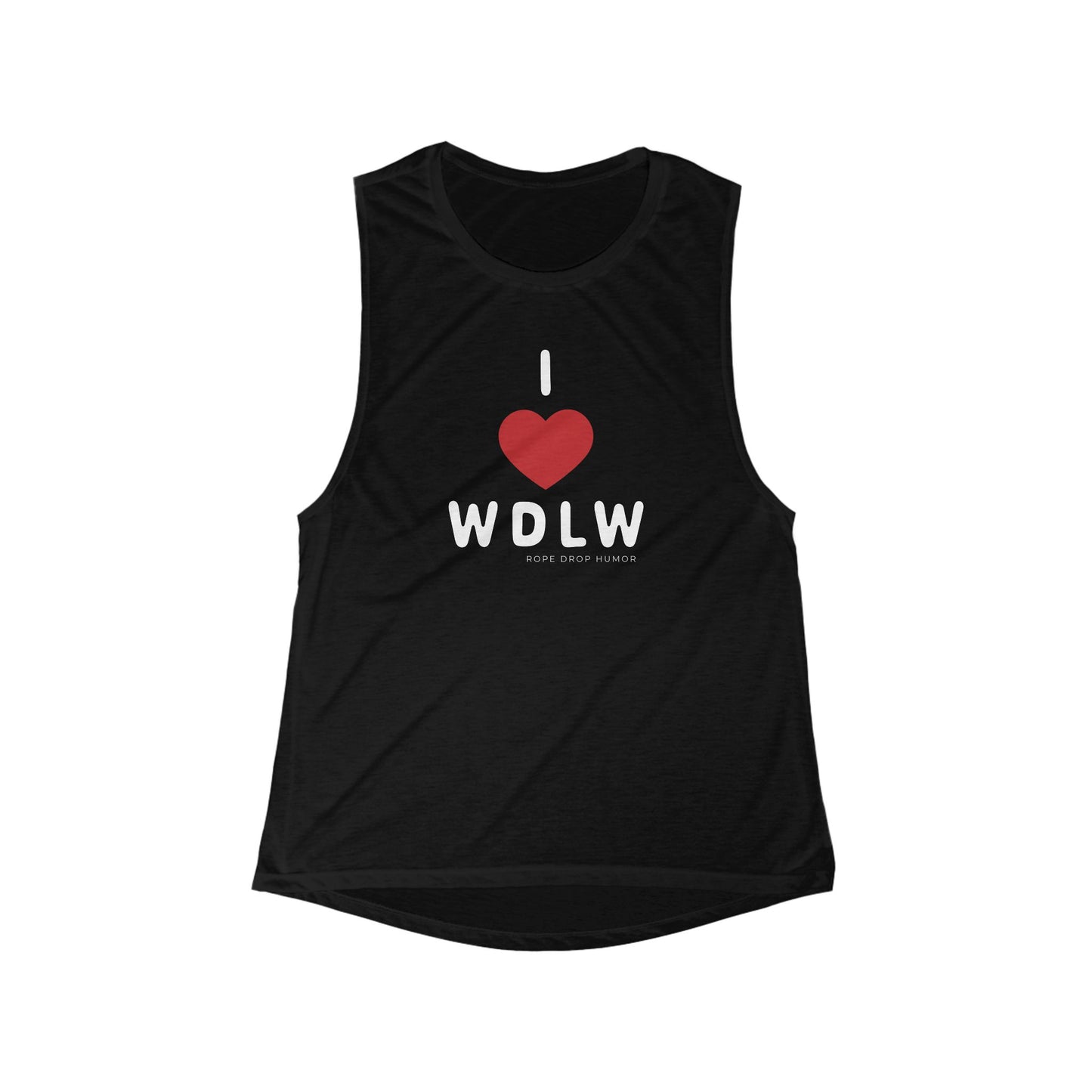 I <3 WDLW flowy tank (Runs small)