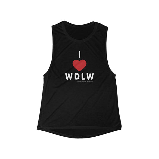 I <3 WDLW flowy tank (Runs small)