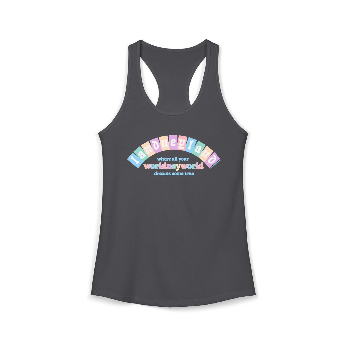 Landneyland Worldneyworld Racerback Tank (runs small)