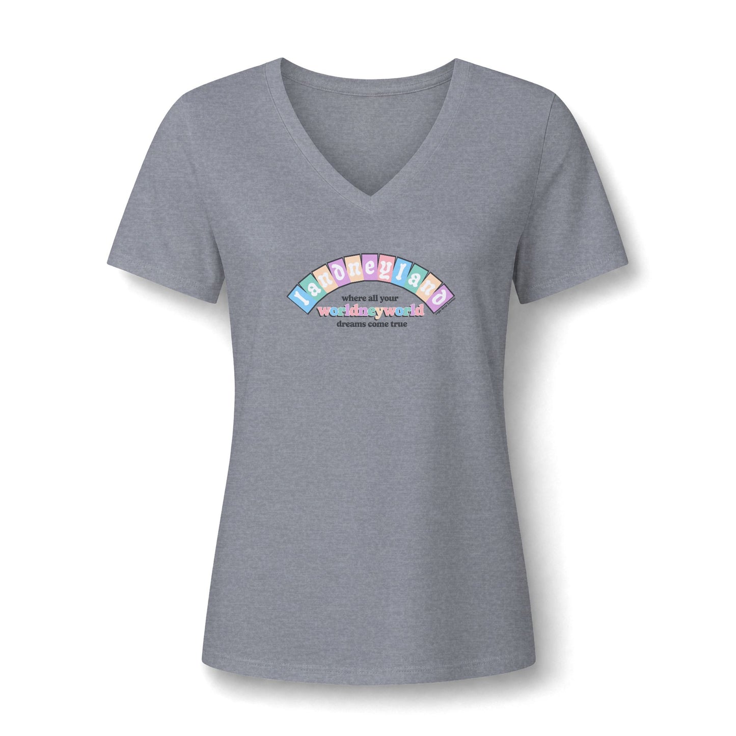 Landneyland Worldneyworld Women's Fit V-neck
