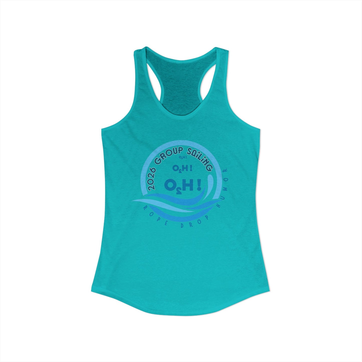 Topside of Water Racerback Tank