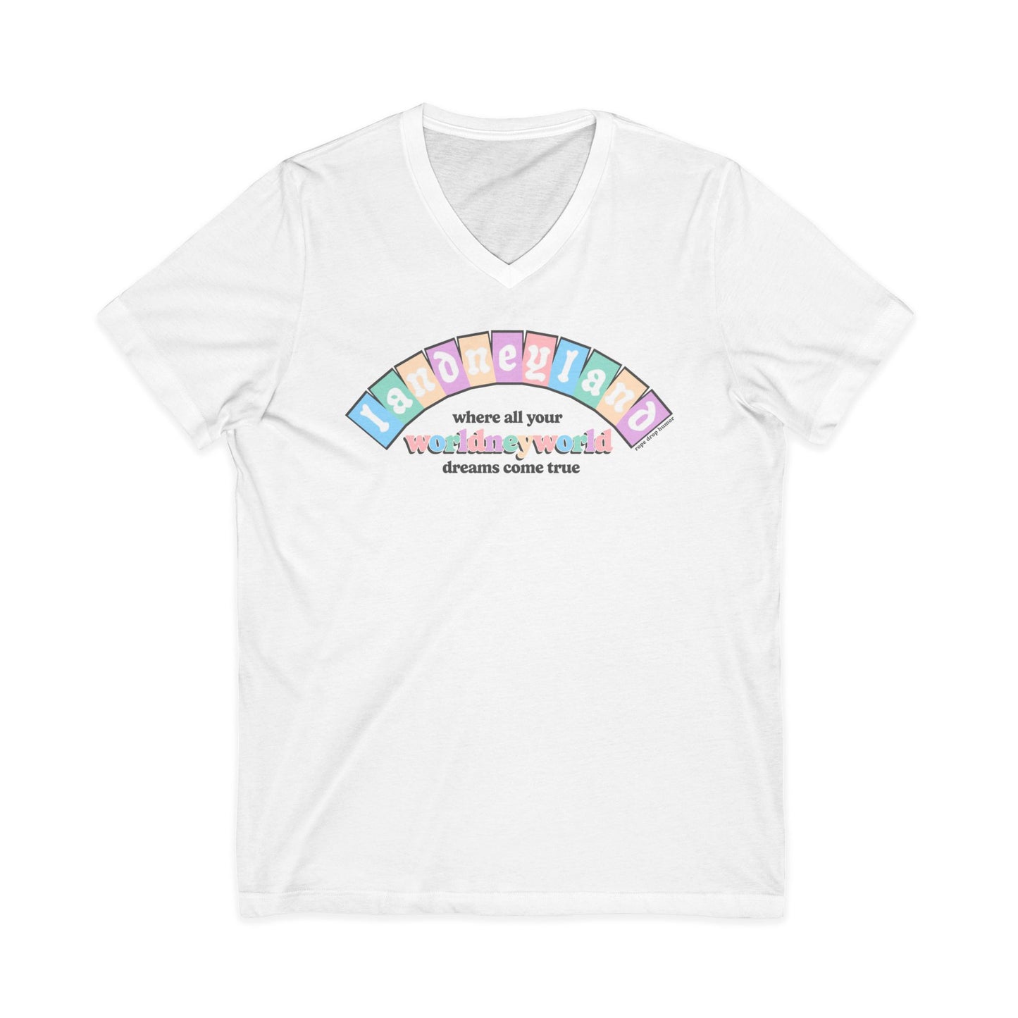 Landneyland Worldneyworld V-Neck
