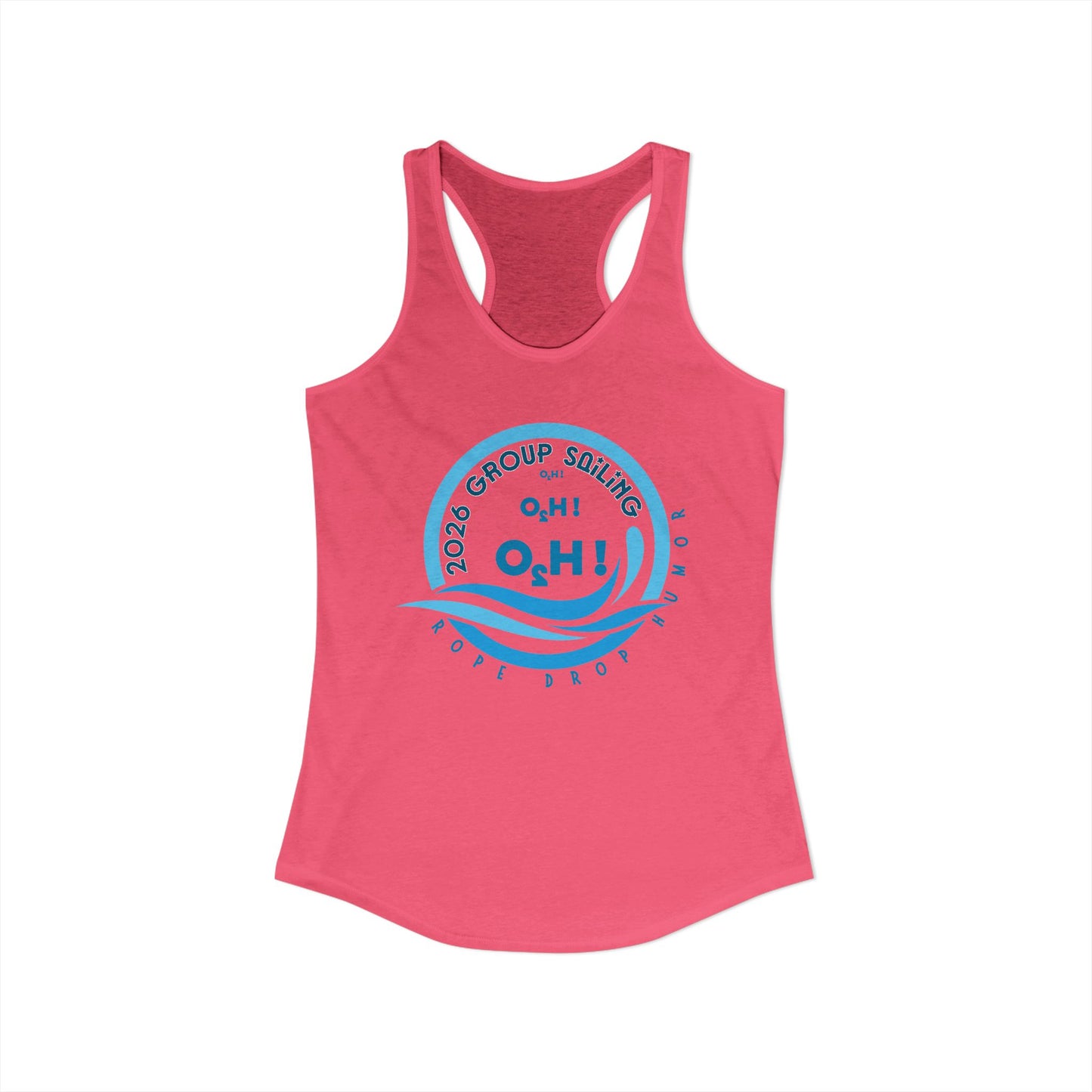 Topside of Water Racerback Tank