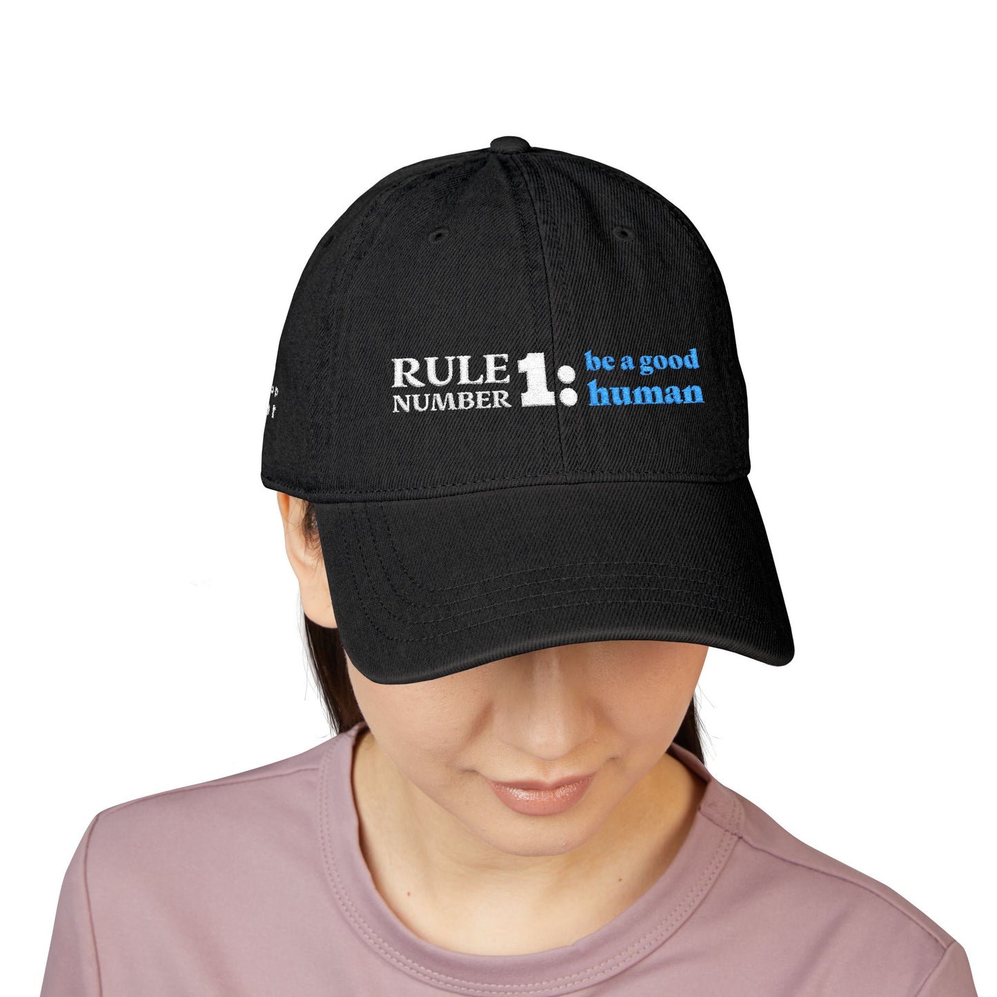Rule Number One Hat; Black