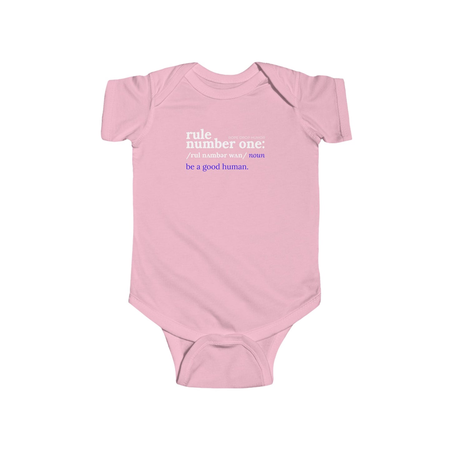Rule Number One Onesie