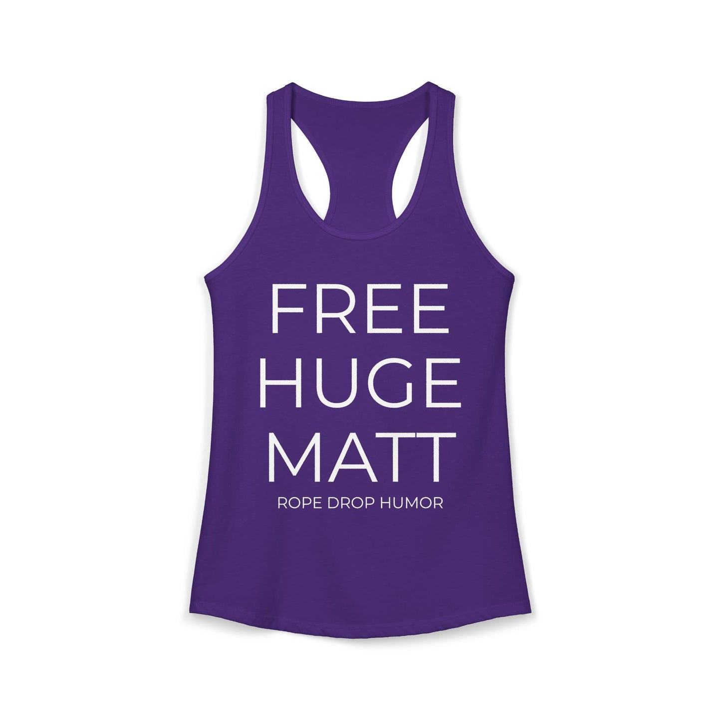 FREE HUGE MATT Racerback Tank Top (runs small)