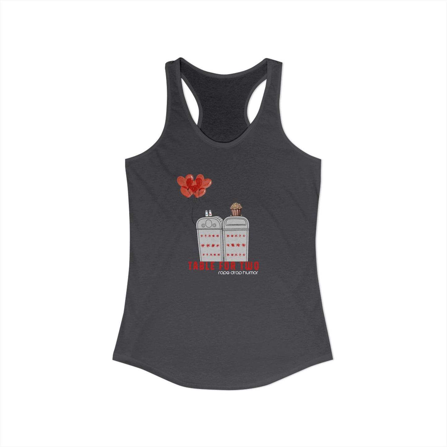 Table for Two Racerback Tank (runs small)
