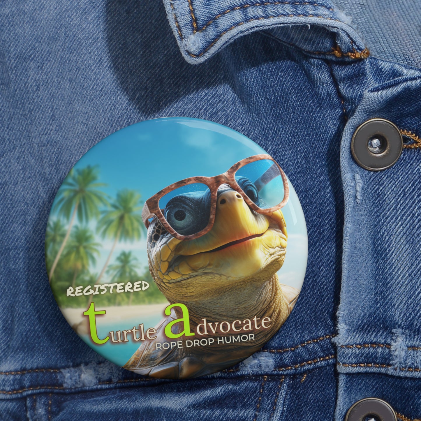 Turtle Advocate Button