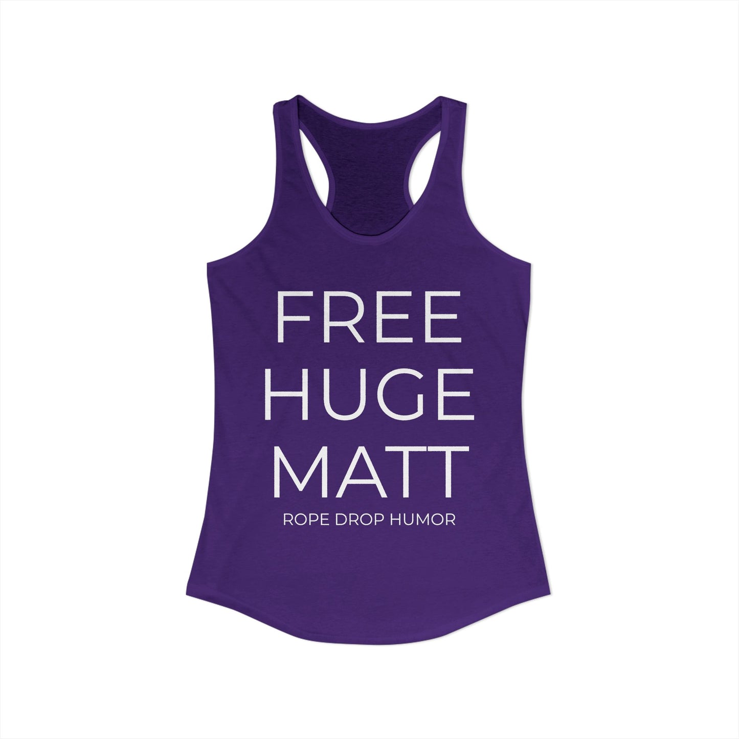 FREE HUGE MATT Racerback Tank Top (runs small)