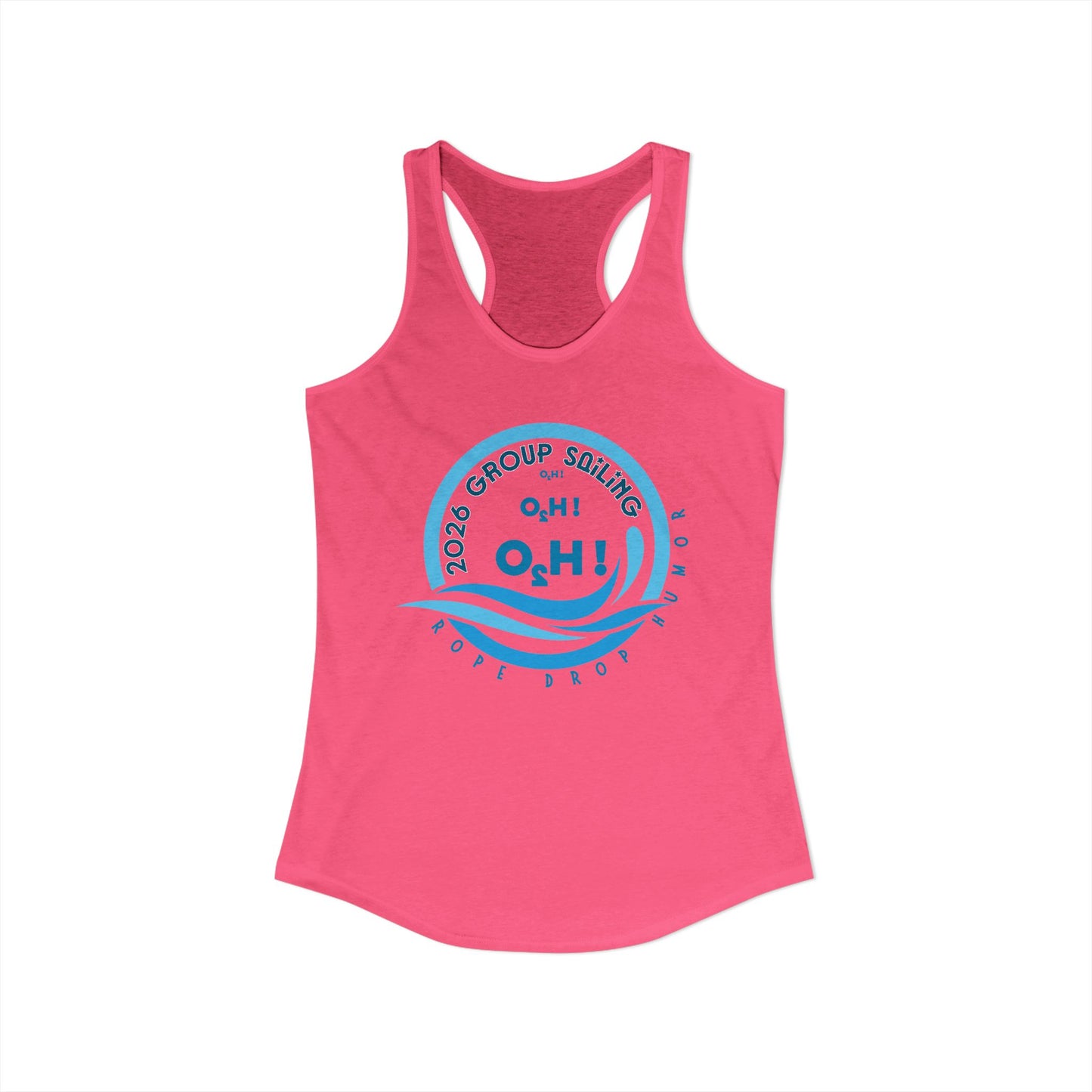 Topside of Water Racerback Tank