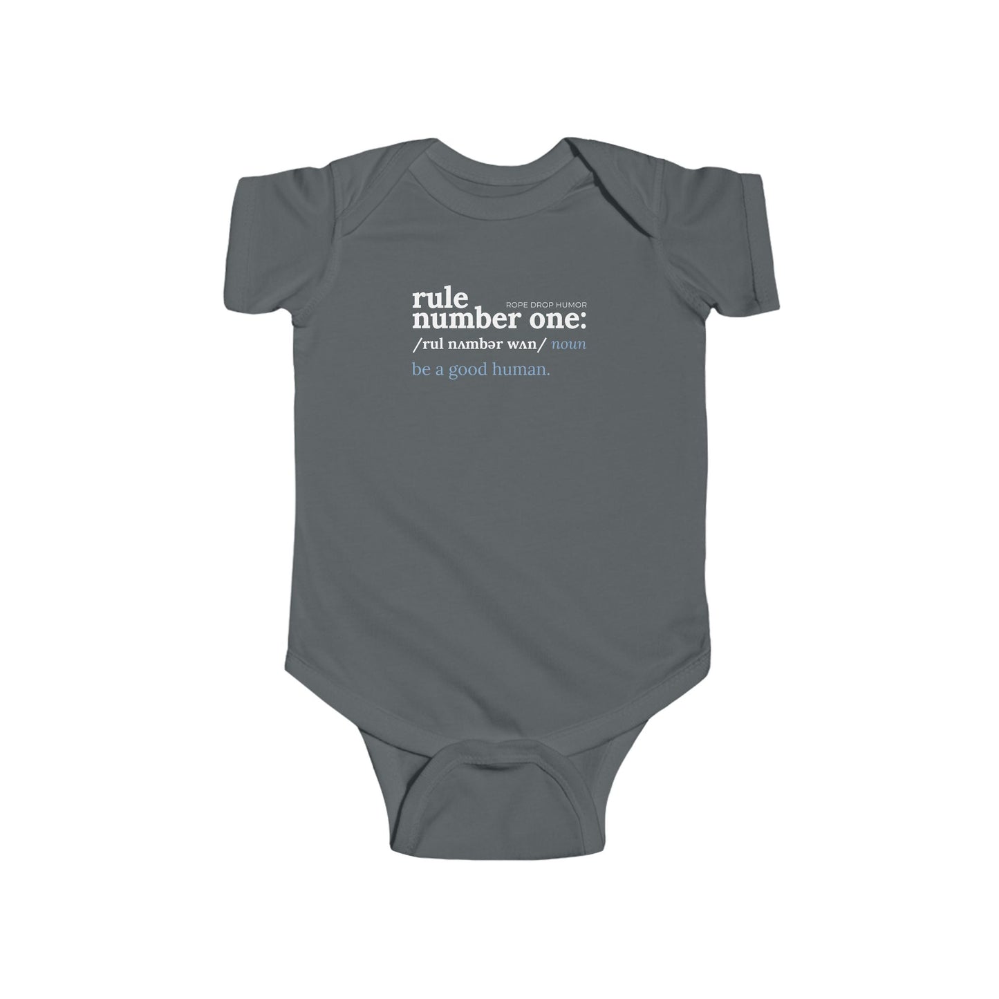 Rule Number One Onesie