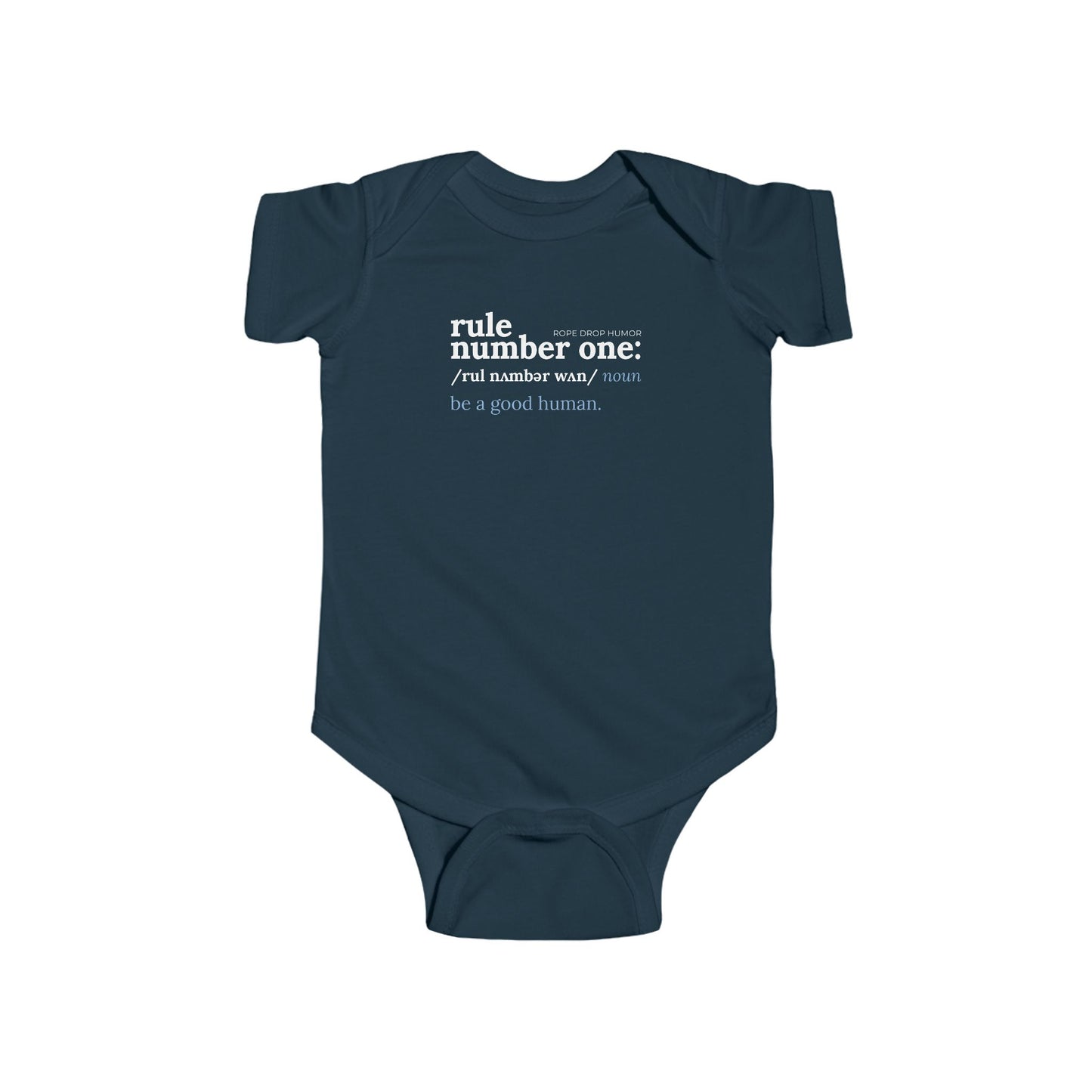Rule Number One Onesie