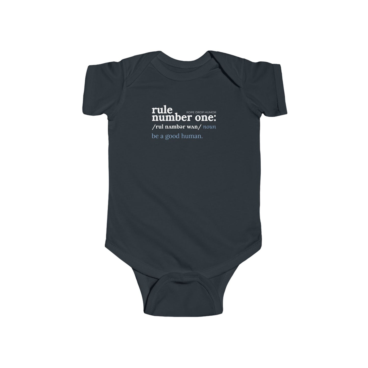 Rule Number One Onesie