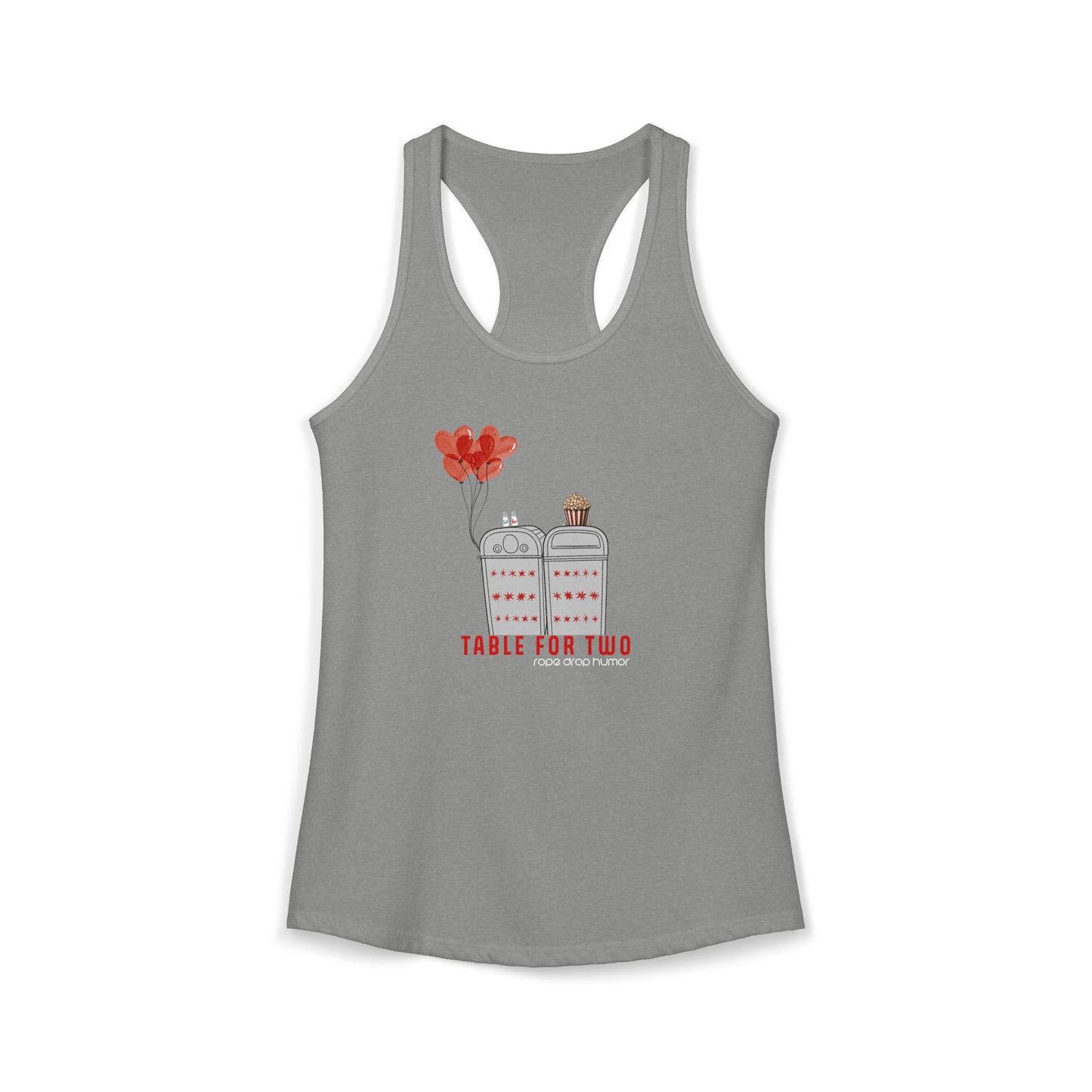 Table for Two Racerback Tank (runs small)