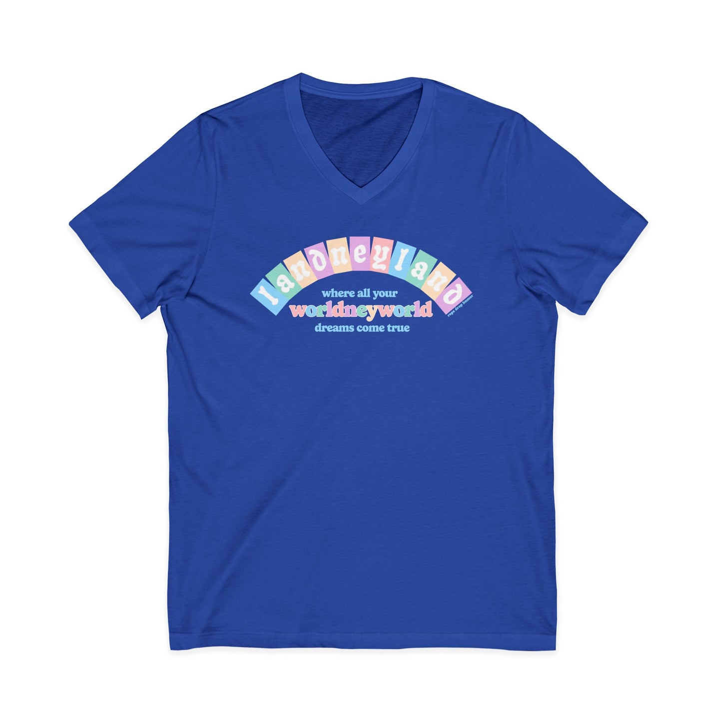 Landneyland Worldneyworld V-Neck